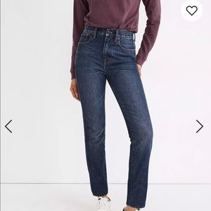 Madewell perfect vintage full length jean.